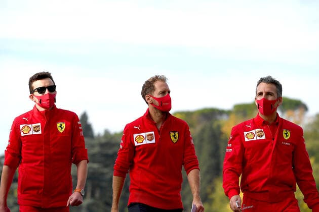 Motorsports: FIA Formula One World Championship, WM, Weltmeisterschaft 2020, Grand Prix of Emilia Romagna Motorsports: FIA Formula One World Championship 2020, Grand Prix of Emilia Romagna, 5 Sebastian Vettel (GER, Scuderia Ferrari Mission Winnow),