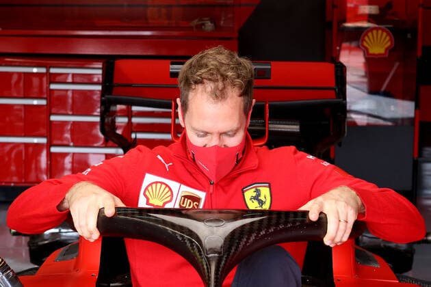 Motorsports: FIA Formula One World Championship, WM, Weltmeisterschaft 2020, Grand Prix of Emilia Romagna Motorsports: FIA Formula One World Championship 2020, Grand Prix of Emilia Romagna, 5 Sebastian Vettel (GER, Scuderia Ferrari Mission Winnow),