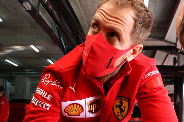 Motorsports: FIA Formula One World Championship, WM, Weltmeisterschaft 2020, Grand Prix of Emilia Romagna Motorsports: FIA Formula One World Championship 2020, Grand Prix of Emilia Romagna, 5 Sebastian Vettel (GER, Scuderia Ferrari Mission Winnow),