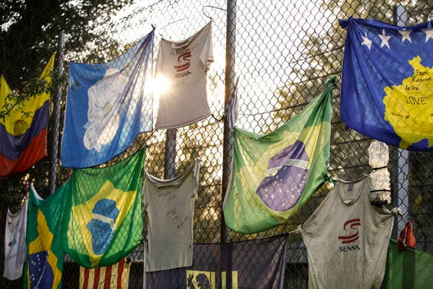 Motorsports: FIA Formula One World Championship, WM, Weltmeisterschaft 2020, Grand Prix of Emilia Romagna, Tributes to Ayrton Senna Imola Italy