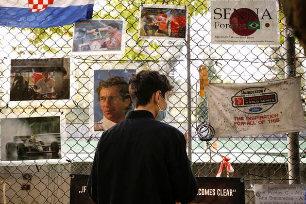 Motorsports: FIA Formula One World Championship, WM, Weltmeisterschaft 2020, Grand Prix of Emilia Romagna, Tributes to Ayrton Senna Imola Italy