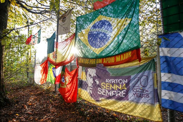 Motorsports: FIA Formula One World Championship, WM, Weltmeisterschaft 2020, Grand Prix of Emilia Romagna, Tributes to Ayrton Senna Imola Italy