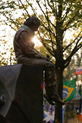 Motorsports: FIA Formula One World Championship, WM, Weltmeisterschaft 2020, Grand Prix of Emilia Romagna, Tributes to Ayrton Senna Imola Italy