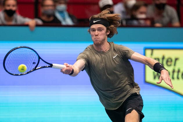 Andrey Rublev Tennis - ERSTE BANK OPEN 2020 - ATP, Tennis Herren 500 - Stadthalle - Wien - - Oesterreich - 30 October 2020. Â Copyright: xJuergenxHasenkopfx
