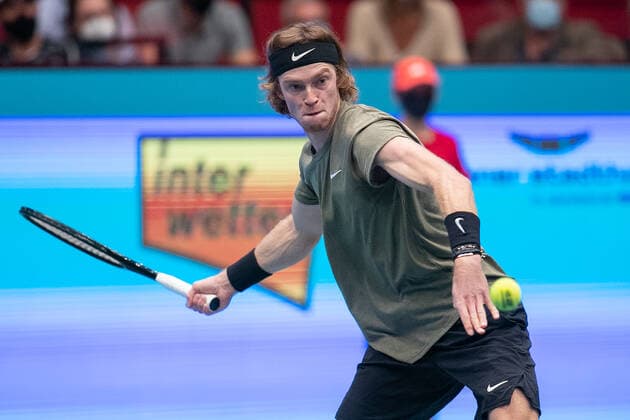 Andrey Rublev Tennis - ERSTE BANK OPEN 2020 - ATP, Tennis Herren 500 - Stadthalle - Wien - - Oesterreich - 30 October 2020. Â Copyright: xJuergenxHasenkopfx