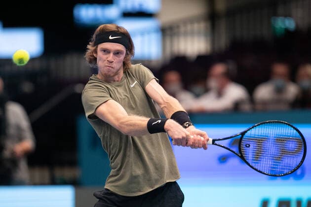 Andrey Rublev Tennis - ERSTE BANK OPEN 2020 - ATP, Tennis Herren 500 - Stadthalle - Wien - - Oesterreich - 30 October 2020. Â Copyright: xJuergenxHasenkopfx
