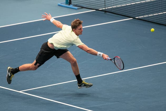 Kevin Anderson (RSA), von oben Tennis - ERSTE BANK OPEN 2020 - ATP, Tennis Herren 500 - Stadthalle - Wien - - Oesterreich - 30 October 2020. Â Copyright: xJuergenxHasenkopfx