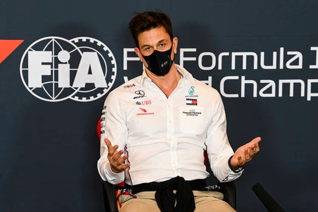 Motorsports: FIA Formula One World Championship, WM, Weltmeisterschaft 2020, Grand Prix of Emilia Romagna Motorsports: FIA Formula One World Championship 2020, Grand Prix of Emilia Romagna, Toto Wolff (AUT, Mercedes AMG Petronas Motorsport),