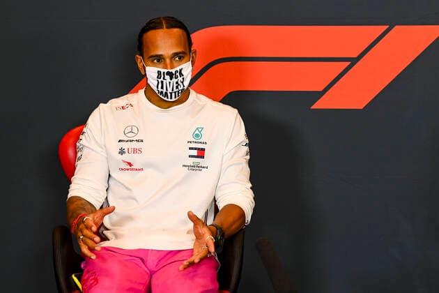 Motorsports: FIA Formula One World Championship, WM, Weltmeisterschaft 2020, Grand Prix of Emilia Romagna Motorsports: FIA Formula One World Championship 2020, Grand Prix of Emilia Romagna, 44 Lewis Hamilton (GBR, Mercedes-AMG Petronas Formula One Team),