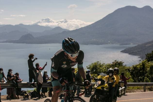 The Guatemalan Emilio Serech competes in the eighth stage of the 60 Vuelta Ciclistica a Guatemala, on the ascent in San Pablo La Laguna, Solola, Guatemala 30 October 2020. The Vuelta Ciclistica a Guatemala tries to remain an attractive show for sports lovers in its 60th edition, despite the adverse conditions due to the pandemic and a terrain that is not always ideal for riding on the road. The Vuelta Ciclistica a Guatemala tries to maintain its shine with new routes !ACHTUNG: NUR REDAKTIONELLE NUTZUNG!  Copyright: xEstebanxBibax AME4579 0105946852st