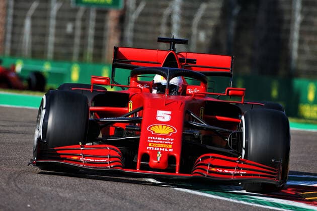Motorsports: FIA Formula One World Championship, WM, Weltmeisterschaft 2020, Grand Prix of Emilia Romagna Motorsports: FIA Formula One World Championship 2020, Grand Prix of Emilia Romagna, 5 Sebastian Vettel (GER, Scuderia Ferrari Mission Winnow),