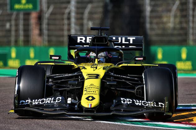 Motorsports: FIA Formula One World Championship, WM, Weltmeisterschaft 2020, Grand Prix of Emilia Romagna Motorsports: FIA Formula One World Championship 2020, Grand Prix of Emilia Romagna, 3 Daniel Ricciardo (AUS, Renault DP World F1 Team),