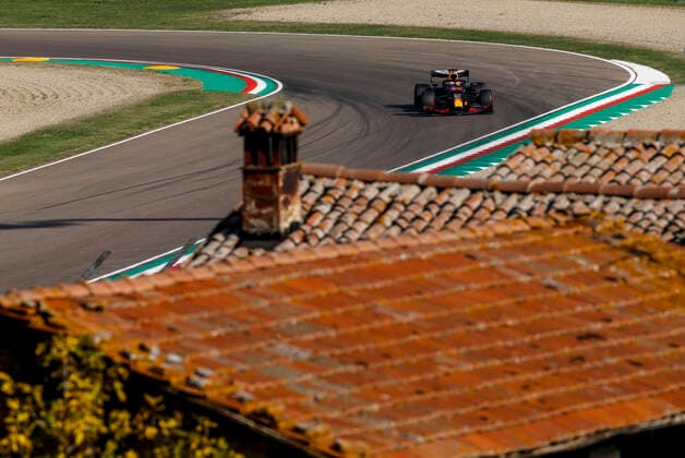 Motorsports: FIA Formula One World Championship, WM, Weltmeisterschaft 2020, Grand Prix of Emilia Romagna, 33 Max Verstappen (NLD, Aston Martin Red Bull Racing), Imola Italy