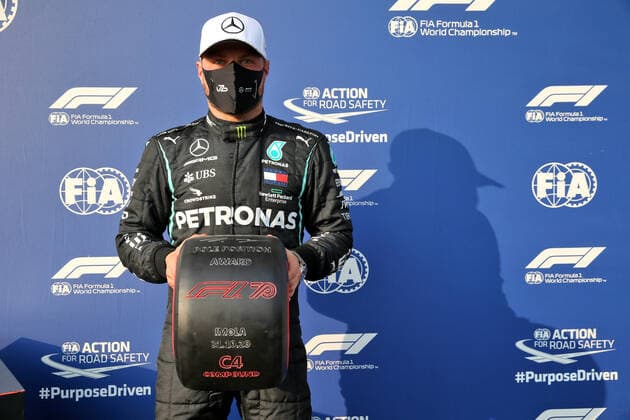 Motorsports: FIA Formula One World Championship, WM, Weltmeisterschaft 2020, Grand Prix of Emilia Romagna Motorsports: FIA Formula One World Championship 2020, Grand Prix of Emilia Romagna, 77 Valtteri Bottas (FIN, Mercedes-AMG Petronas Formula One Team),