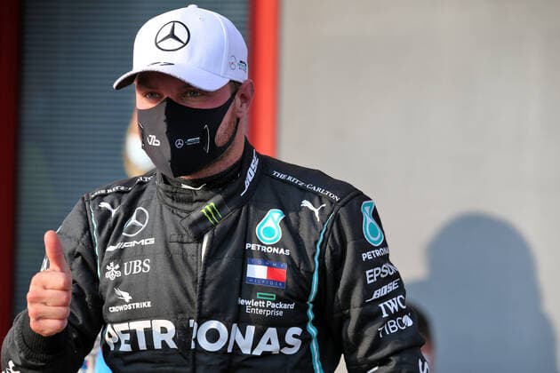 Motorsports: FIA Formula One World Championship, WM, Weltmeisterschaft 2020, Grand Prix of Emilia Romagna Motorsports: FIA Formula One World Championship 2020, Grand Prix of Emilia Romagna, 77 Valtteri Bottas (FIN, Mercedes-AMG Petronas Formula One Team),