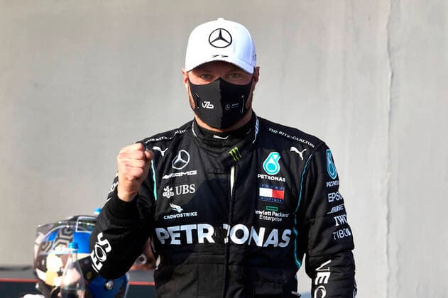 Motorsports: FIA Formula One World Championship, WM, Weltmeisterschaft 2020, Grand Prix of Emilia Romagna Motorsports: FIA Formula One World Championship 2020, Grand Prix of Emilia Romagna, 77 Valtteri Bottas (FIN, Mercedes-AMG Petronas Formula One Team),