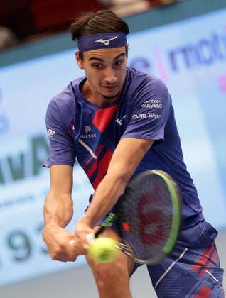 TENNIS - ATP, Tennis Herren Erste Bank Open VIENNA,AUSTRIA,31.OCT.20 - TENNIS - ATP World Tour, Erste Bank Open. Image shows Lorenzo Sonego (ITA). GEPAxpictures xWalterxLuger