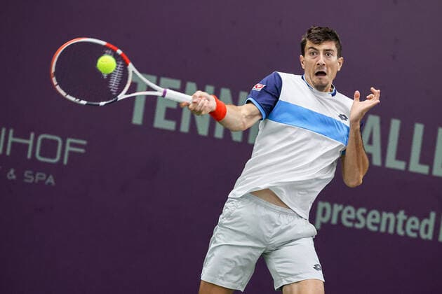 Im Bild: Sebastian Ofner (AUT) TENNIS CHALLENGER HAMBURG - presented by TANNENHOF, Hamburg, DTB-Stützpunkt Hamburg, 31.10.2020,
