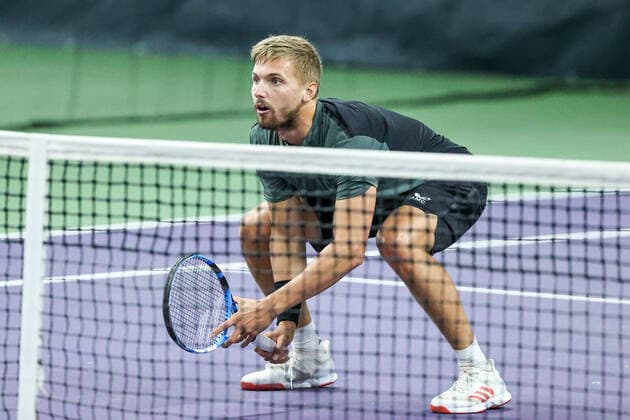 Im Bild: Lloyd GLASSPOOL (GBR) TENNIS CHALLENGER HAMBURG - presented by TANNENHOF, Hamburg, DTB-Stützpunkt Hamburg, 31.10.2020,