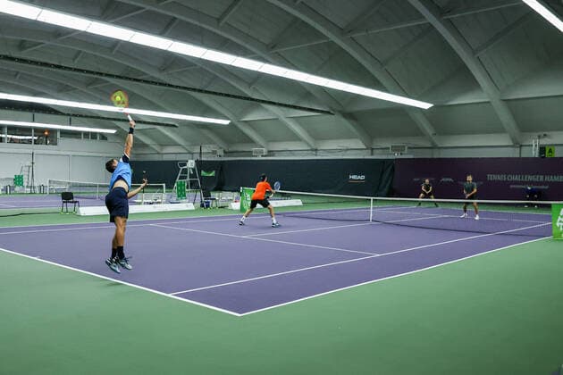 Im Bild: TENNIS CHALLENGER HAMBURG - presented by TANNENHOF, Hamburg, DTB-Stützpunkt Hamburg, 31.10.2020,