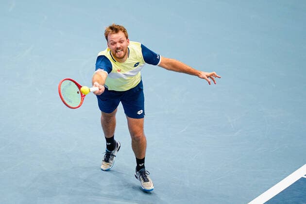 31.10.2020, Stadthalle, Wien, AUT, ATP, Tennis Herren Tour, Erste Bank Open, Doppel, Halbfinale, im Bild Kevin Krawietz (GER) during the double semifinal match of Erste Bank Open Tennis Tournament at the Stadthalle in Wien, Austria on 2020 10 31.