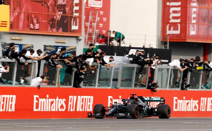 Motorsports: FIA Formula One World Championship, WM, Weltmeisterschaft 2020, Grand Prix of Emilia Romagna, 44 Lewis Hamilton (GBR, Mercedes-AMG Petronas Formula One Team), Imola Italy