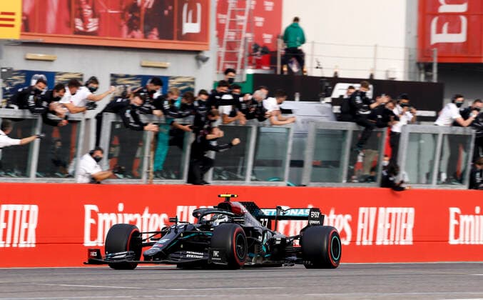 Motorsports: FIA Formula One World Championship, WM, Weltmeisterschaft 2020, Grand Prix of Emilia Romagna, 77 Valtteri Bottas (FIN, Mercedes-AMG Petronas Formula One Team), Imola Italy