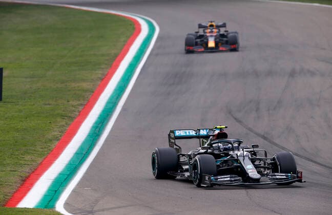 Motorsports: FIA Formula One World Championship, WM, Weltmeisterschaft 2020, Grand Prix of Emilia Romagna, 77 Valtteri Bottas (FIN, Mercedes-AMG Petronas Formula One Team), Imola Italy
