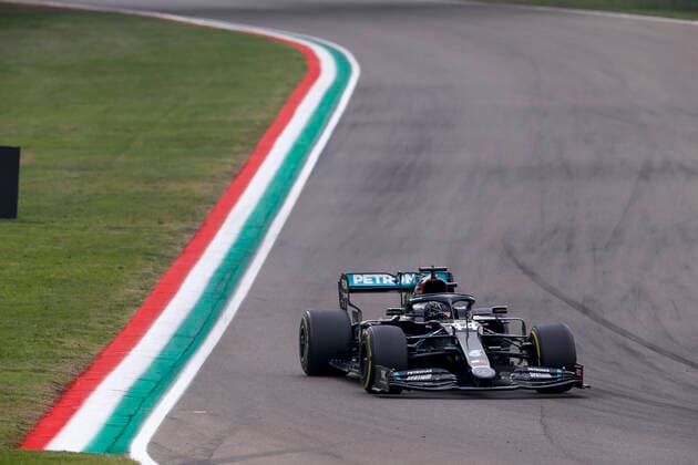 Motorsports: FIA Formula One World Championship, WM, Weltmeisterschaft 2020, Grand Prix of Emilia Romagna, 44 Lewis Hamilton (GBR, Mercedes-AMG Petronas Formula One Team), Imola Italy