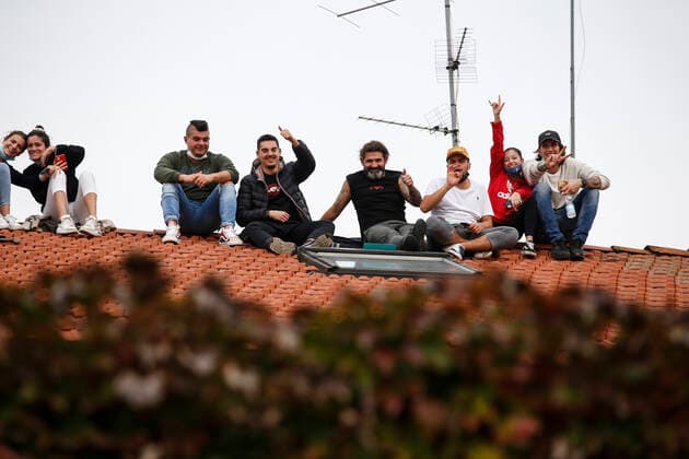 Motorsports: FIA Formula One World Championship, WM, Weltmeisterschaft 2020, Grand Prix of Emilia Romagna, Fans Imola Italy