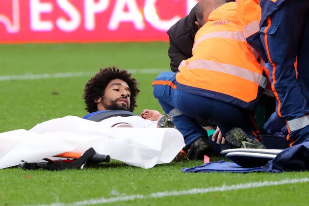 FAIR PLAY - DECEPTION - BLESSURE - 04 DANTE (NICE) - CIVIERE FOOTBALL : Angers vs Nice - Ligue 1 Uber Eats - 01 11 2020 FEP Panoramic 