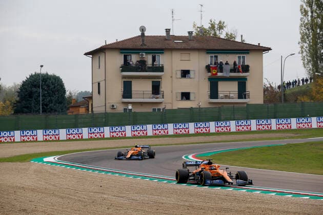 Motorsports: FIA Formula One World Championship, WM, Weltmeisterschaft 2020, Grand Prix of Emilia Romagna, 55 Carlos Sainz (ESP, McLaren F1 Team), Imola Italy