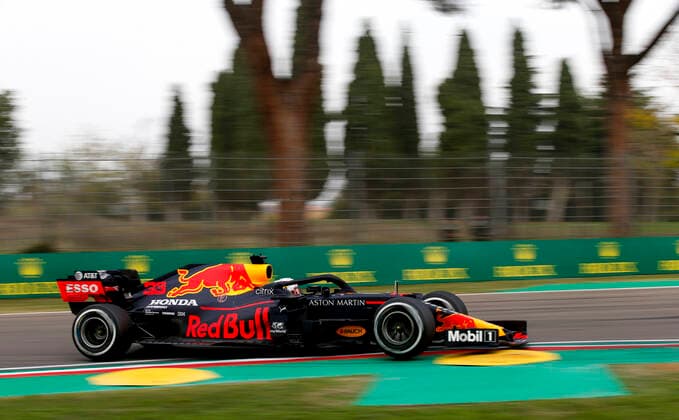 Motorsports: FIA Formula One World Championship, WM, Weltmeisterschaft 2020, Grand Prix of Emilia Romagna, 33 Max Verstappen (NLD, Aston Martin Red Bull Racing), Imola Italy