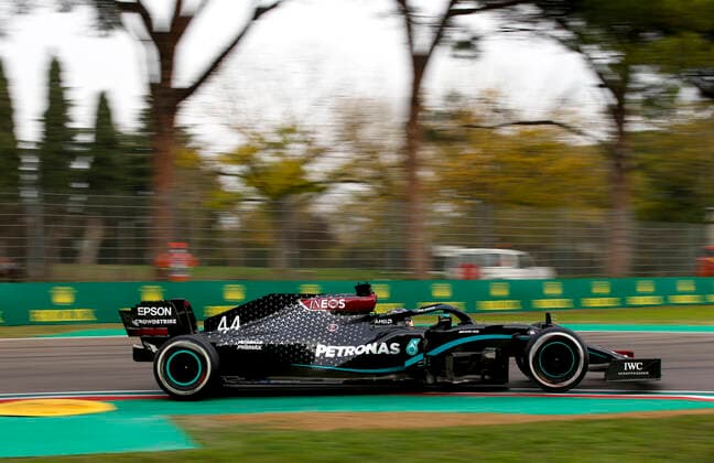 Motorsports: FIA Formula One World Championship, WM, Weltmeisterschaft 2020, Grand Prix of Emilia Romagna, 44 Lewis Hamilton (GBR, Mercedes-AMG Petronas Formula One Team), Imola Italy