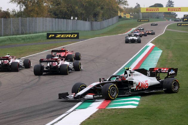 Motorsports: FIA Formula One World Championship, WM, Weltmeisterschaft 2020, Grand Prix of Emilia Romagna, 20 Kevin Magnussen (DEN, Haas F1 Team), Imola Italy