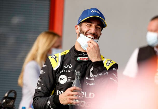 Motorsports: FIA Formula One World Championship, WM, Weltmeisterschaft 2020, Grand Prix of Emilia Romagna, 3 Daniel Ricciardo (AUS, Renault DP World F1 Team), Imola Italy