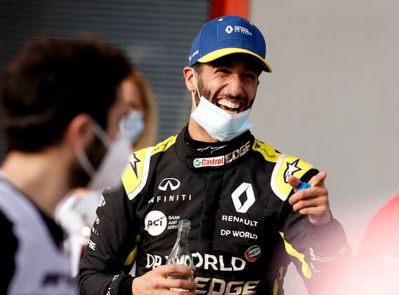 Motorsports: FIA Formula One World Championship, WM, Weltmeisterschaft 2020, Grand Prix of Emilia Romagna, 3 Daniel Ricciardo (AUS, Renault DP World F1 Team), Imola Italy