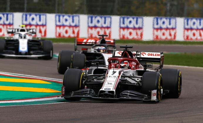 Motorsports: FIA Formula One World Championship, WM, Weltmeisterschaft 2020, Grand Prix of Emilia Romagna, 7 Kimi Raikkonen (FIN, Alfa Romeo Racing ORLEN), Imola Italy