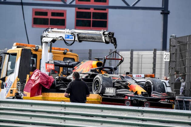 Motorsports: FIA Formula One World Championship, WM, Weltmeisterschaft 2020, Grand Prix of Emilia Romagna, Car of 33 Max Verstappen (NLD, Aston Martin Red Bull Racing), Imola Italy