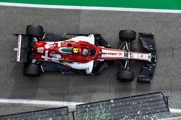Motorsports: FIA Formula One World Championship, WM, Weltmeisterschaft 2020, Grand Prix of Emilia Romagna, 99 Antonio Giovinazzi (ITA, Alfa Romeo Racing ORLEN), Imola Italy