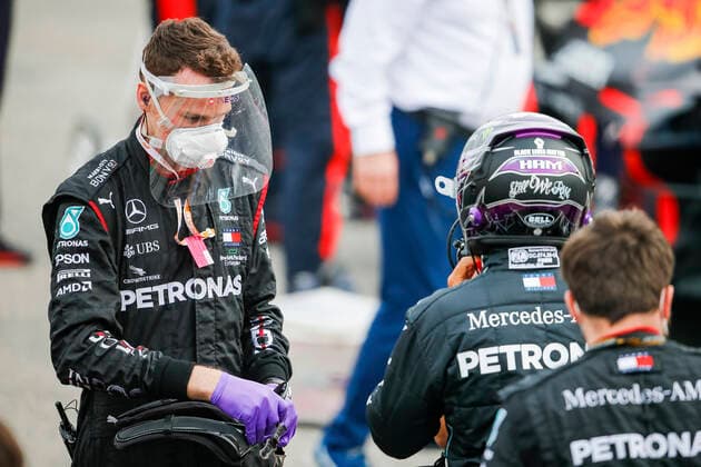 Motorsports: FIA Formula One World Championship, WM, Weltmeisterschaft 2020, Grand Prix of Emilia Romagna, 44 Lewis Hamilton (GBR, Mercedes-AMG Petronas Formula One Team), Imola Italy