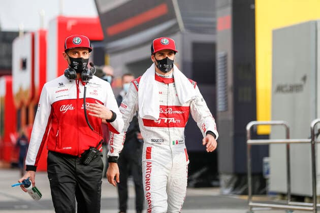 Motorsports: FIA Formula One World Championship, WM, Weltmeisterschaft 2020, Grand Prix of Emilia Romagna, 99 Antonio Giovinazzi (ITA, Alfa Romeo Racing ORLEN), Imola Italy
