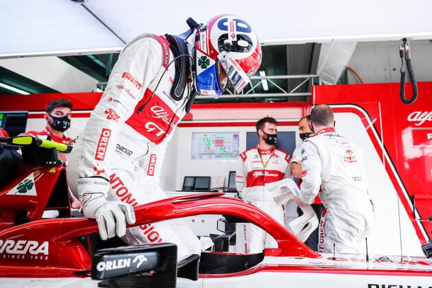 Motorsports: FIA Formula One World Championship, WM, Weltmeisterschaft 2020, Grand Prix of Emilia Romagna, 99 Antonio Giovinazzi (ITA, Alfa Romeo Racing ORLEN), Imola Italy