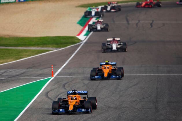 Motorsports: FIA Formula One World Championship, WM, Weltmeisterschaft 2020, Grand Prix of Emilia Romagna, 55 Carlos Sainz (ESP, McLaren F1 Team), Imola Italy