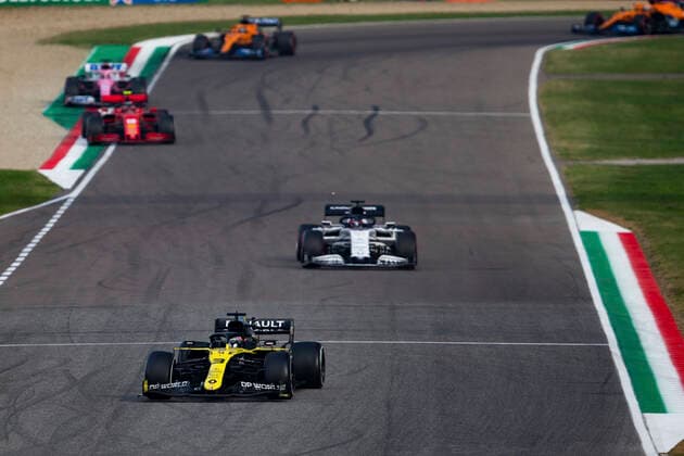 Motorsports: FIA Formula One World Championship, WM, Weltmeisterschaft 2020, Grand Prix of Emilia Romagna, 3 Daniel Ricciardo (AUS, Renault DP World F1 Team), Imola Italy