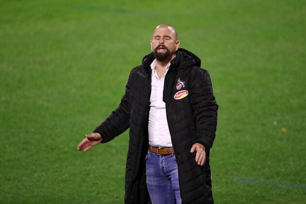 1.FC Köln vs. Bayer Leverkusen Fussball Frauen DFB Pokal, 2. Runde Trainer Sascha Glass (1.FC Köln) 01.11.2020