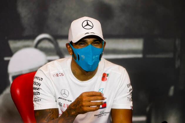 Motorsports: FIA Formula One World Championship, WM, Weltmeisterschaft 2020, Grand Prix of Emilia Romagna Motorsports: FIA Formula One World Championship 2020, Grand Prix of Emilia Romagna, 44 Lewis Hamilton (GBR, Mercedes-AMG Petronas Formula One Team),