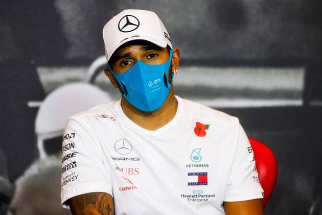 Motorsports: FIA Formula One World Championship, WM, Weltmeisterschaft 2020, Grand Prix of Emilia Romagna Motorsports: FIA Formula One World Championship 2020, Grand Prix of Emilia Romagna, 44 Lewis Hamilton (GBR, Mercedes-AMG Petronas Formula One Team),