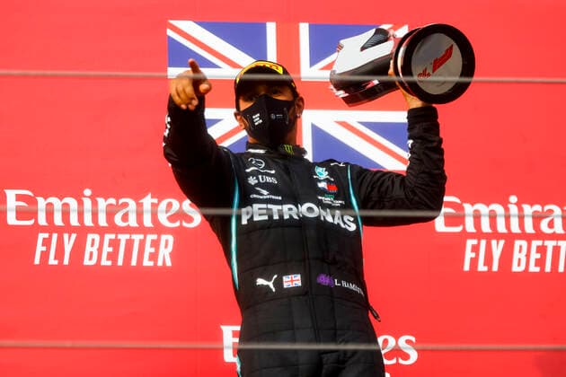 Motorsports: FIA Formula One World Championship, WM, Weltmeisterschaft 2020, Grand Prix of Emilia Romagna Motorsports: FIA Formula One World Championship 2020, Grand Prix of Emilia Romagna, 44 Lewis Hamilton (GBR, Mercedes-AMG Petronas Formula One Team),