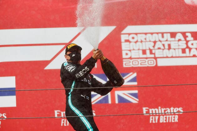 Motorsports: FIA Formula One World Championship, WM, Weltmeisterschaft 2020, Grand Prix of Emilia Romagna Motorsports: FIA Formula One World Championship 2020, Grand Prix of Emilia Romagna, 77 Valtteri Bottas (FIN, Mercedes-AMG Petronas Formula One Team),